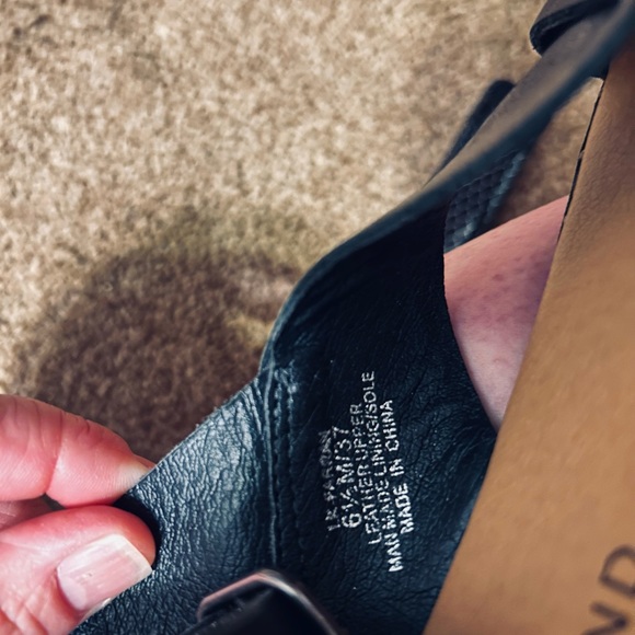 Lucky Brand Black Sandals, size 6.5, Worn once - Picture 8 of 11